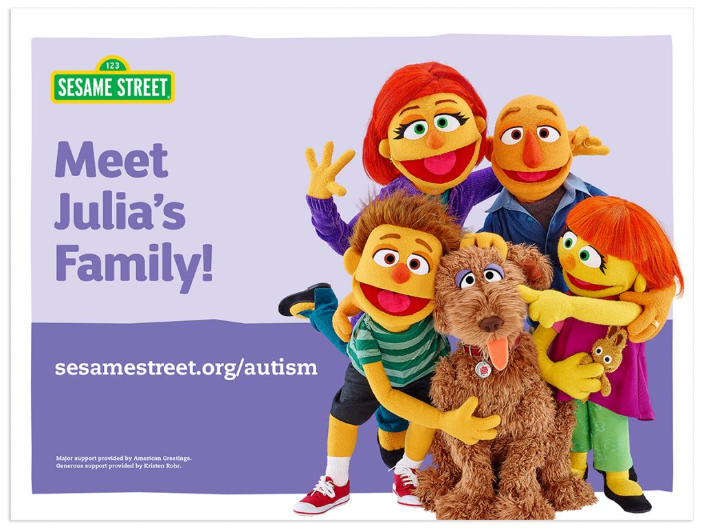 More Autism Julia Content from Sesame Street!